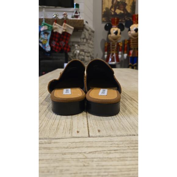 Steve Madden Women's Suede Mules Size 10 Brown Loafer Slip On Casual - Picture 7 of 11